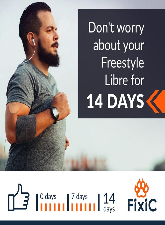 Fixic Freestyle Adhesive Patches 25 PCS – Good for Libre 1, 2, 3 & Plus – G7 & Stelo – Guardian – Waterproof Adhesive Bandages – Libre Covers – Pre-Cut Back Paper – Long Fixation for Sensor! (Tan) - Image 5